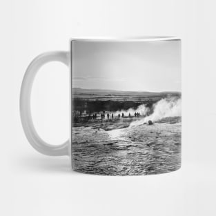 Geothermal Area Iceland B&W Mug